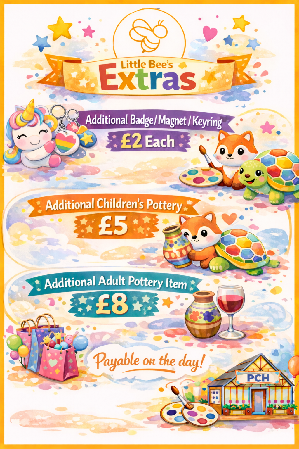 Adult Pottery Painting Evening - 27th March 7-9pm