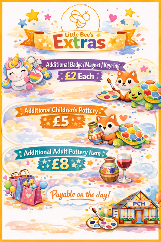 Adult Pottery Painting Evening - 27th March 7-9pm