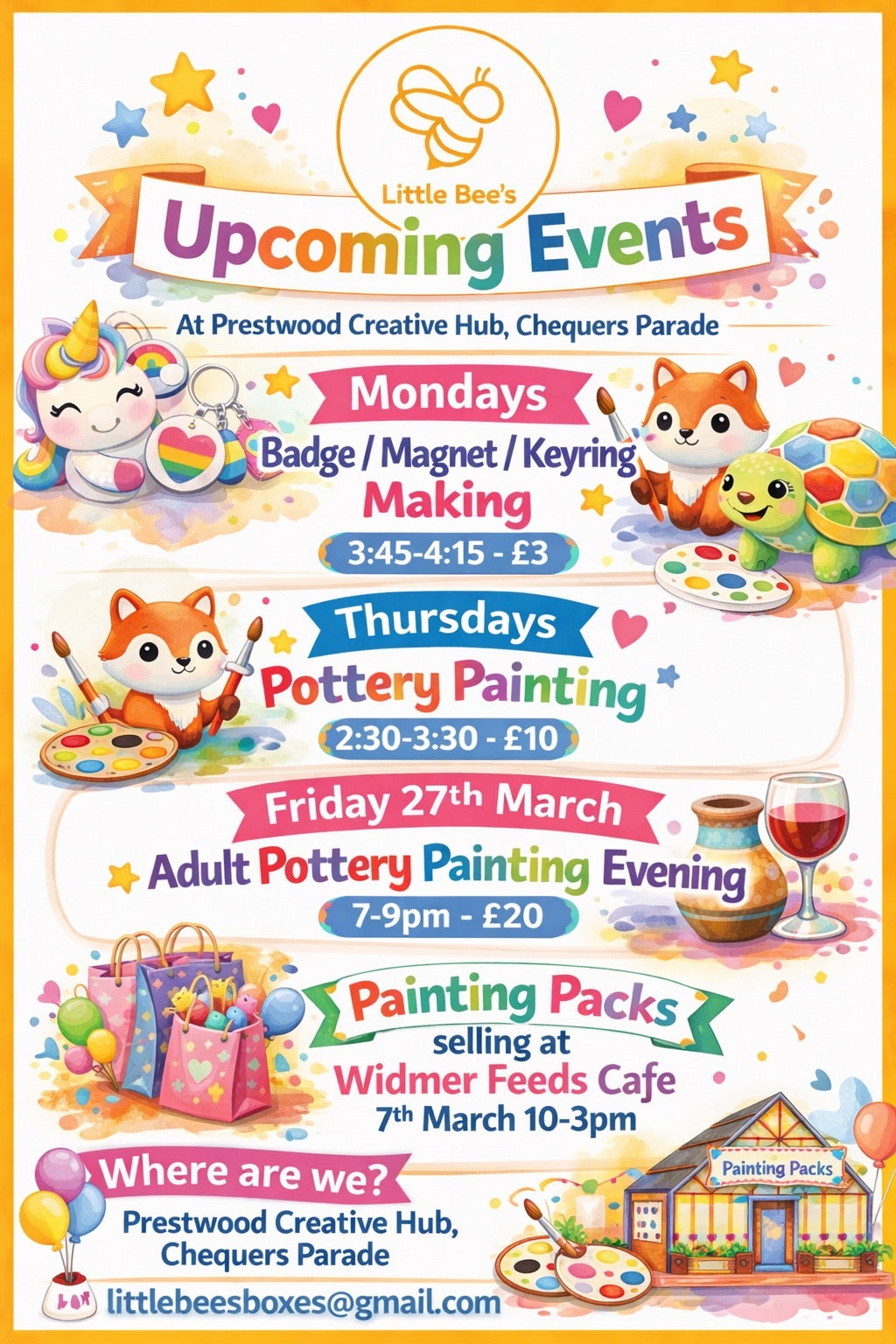 KeyRing / Badge / Magnet Making - Monday 2nd March